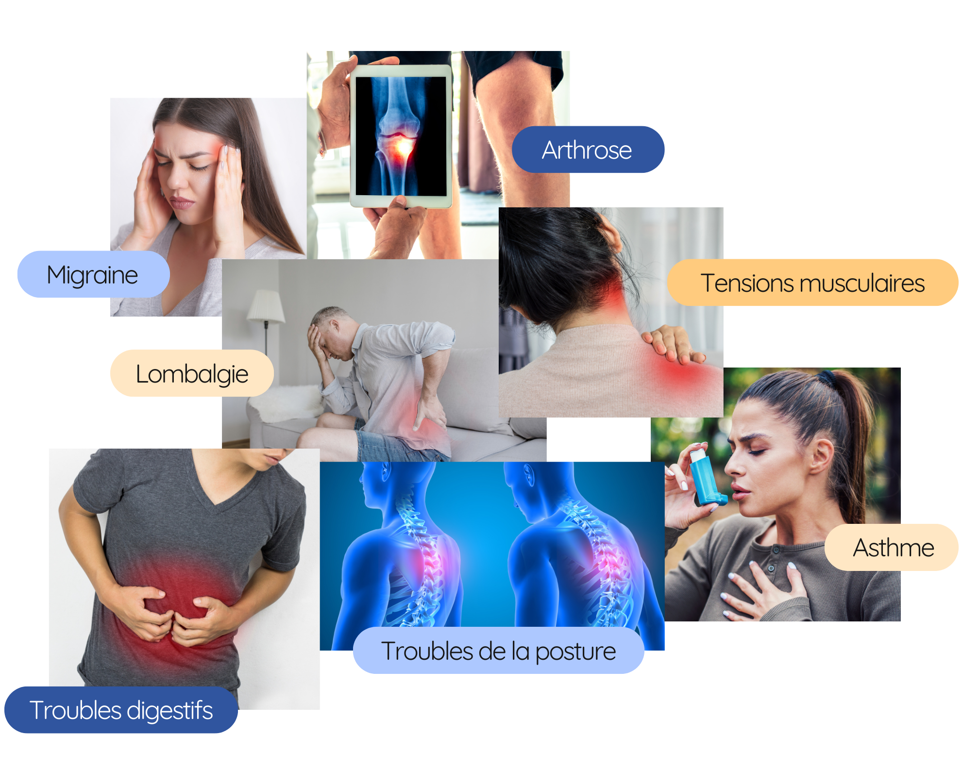 Causes et douleurs pour consulter un ostéopathe au Luxembourg - ALDO